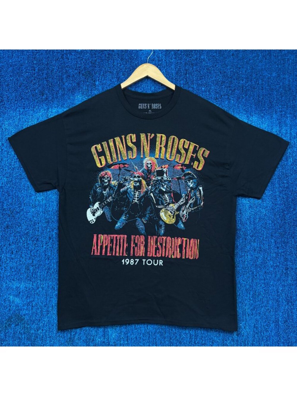 Guns N Roses Appetite forDestruction 1987 Rock Tour Tee XL
